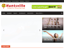 Tablet Screenshot of huntsvillegranitecountertop.com